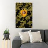 Gracie Oaks Yellow Sunflower In Bloom During Daytime 64 - 1 Piece Rectangle Graphic Art Print On Wrapped Canvas in Green/Yellow | Wayfair