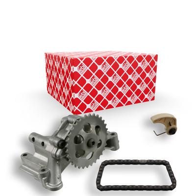 FEBI BILSTEIN Ölpumpe mit Kettenspanner für SKODA VW SEAT AUDI 06A115105B 06A115105BS1 33753 Image