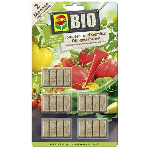 Compo - bio Tomaten + Gemüse Düngestäbchen 20 Stück Packung