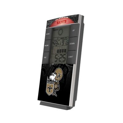 New Orleans Saints Legendary Design Digital Desk Clock