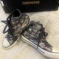 Converse Shoes | Converse Tennis Shoes | Color: Black/Silver | Size: 6