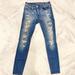 American Eagle Outfitters Jeans | American Eagle Ripped Jeggings Size 4 | Color: Blue | Size: 4