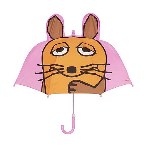 3D Regenschirm DIE MAUS Regenschirme Mädchen rosa Kinder