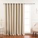 Alcott Hill® Scarsdale Solid Blackout Thermal Grommet Single Curtain Panel Polyester in White | 100" W x 96" L | Wayfair