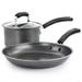 Gibson Everyday Highberry 3 Piece Nonstick Carbon Steel Cookware Set In Grey Non Stick/Carbon Steel in Black/Gray | 9.5 W in | Wayfair 951117662M