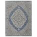 White 120 x 31.2 x 0.25 in Area Rug - PacificRugs Oriental Machine-Made Blue/Cream 2'.6" x 10' Runner | 120 H x 31.2 W x 0.25 D in | Wayfair