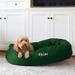 Majestic Pet Products Majestic Pet Personalized Bagel Donut Bolster Dog Bed Metal | 11 H x 52 W x 35 D in | Wayfair 720570929081-Baskerville-Navy
