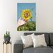 Gracie Oaks Yellow Sunflower In Bloom During Daytime 58 - 1 Piece Rectangle Graphic Art Print On Wrapped Canvas in Green/Yellow | Wayfair