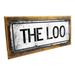 17 Stories Framed, Indoor Retro The Loo Sign, Wall Art For Bathroom Decor, Laundry Decor, Spa, Shower, Restroom, Laundromat, Mud Room | Wayfair