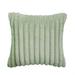 Everly Quinn - Faux Fur Striped Cushion Pillow Cover | Throw Cushion Covers | 20X20 In, Square | Single Piece | No Pillow Insert Faux Fur | Wayfair