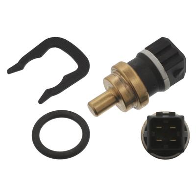 FEBI BILSTEIN Sensor, Kühlmitteltemperatur mit Dichtung schwarz für AUDI 058919501A 58919501A 058919501AS1 37521