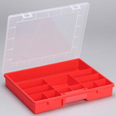 Allit - Sortimentskasten EuroPlus Basic 37/12 rot/transparent Aufbewahrung Image