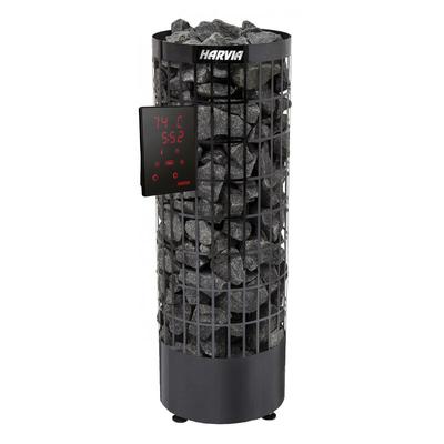 Harvia - Cilindro xe 6,8 kW PC70XE Black Steel finnischer Saunaofen inkl. Xenio Touchbedienfeld Image