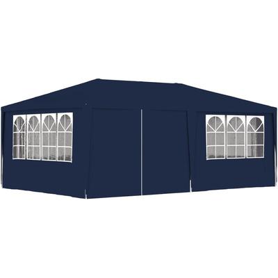 vidaXL Profi-Partyzelt mit Seitenwänden 4×6 m Blau 90 g/m² Image