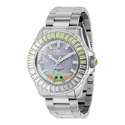 #1 LIMITED EDITION - Invicta Star Wars The Child Unisex Watch w/ Mother of Pearl Dial - 38mm Steel (37394-N1)