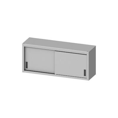 Stalgast Edelstahl Hängeschrank ECO mit Schiebetüren 1200x400x600 mm, Selbstmontage (AISI201) Image
