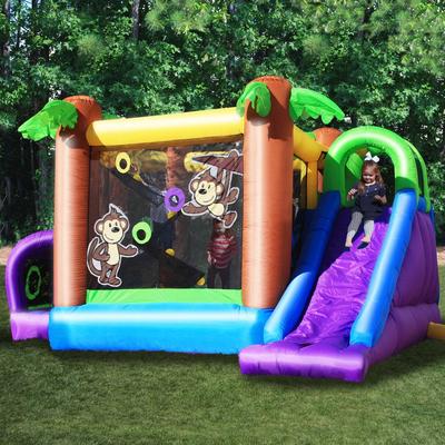 KidWise Monkey Explorer Jumper Bounce House