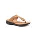 Wide Width Women's Talara Sandal by SoftWalk in Tan (Size 7 W)