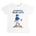 Preschool & Toddler Tiny Turnip White Toronto Blue Jays Clemente T-Shirt