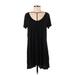 Mossimo Supply Co. Casual Dress - Shift: Black Print Dresses - Women's Size Small