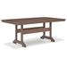 Signature Design by Ashley Dining Table Plastic in Brown | 28.88 H x 72.38 W x 42 D in | Outdoor Dining | Wayfair P420-625
