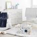 Celestial Navy Blue & Gold Storage Fabric Toy Box By Sweet Jojo Designs | 11 H x 21 W x 10.5 D in | Wayfair ToyBin-Celestial-BU