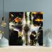 Latitude Run® City Landscape In The Evening w/ Full Of Lights - 1 Piece Square Graphic Art Print On Wrapped Canvas Canvas | Wayfair