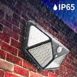 YI LIGHTING LED 2-Pieces Solar Powered Dusk to Dawn Outdoor Wall Lights w/ Motion Sensor, Crystal in White | 4 H x 5.3 W x 2 D in | Wayfair