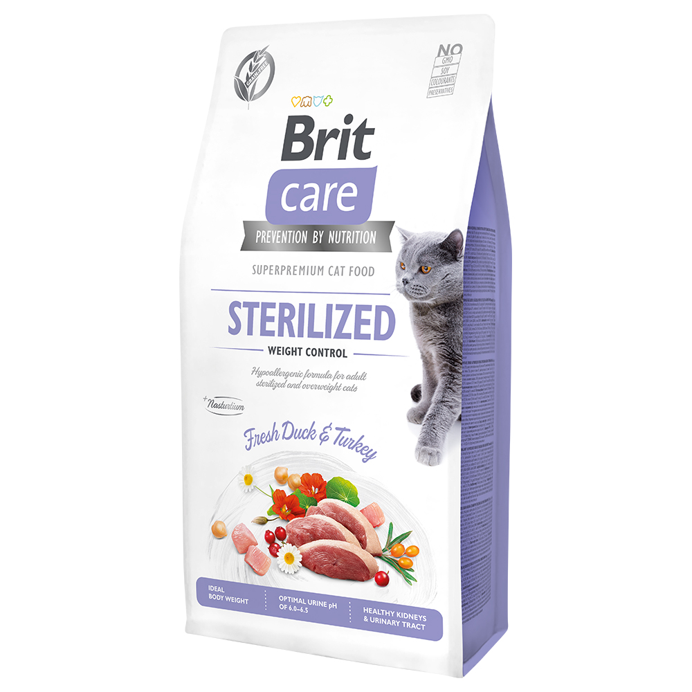 Brit Care Grain-Free Sterilized Weight Control Crocchette per gatti - 7 kg