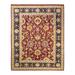 Overton Hand Knotted Wool Vintage Inspired Traditional Mogul Red Area Rug - 8' 2" x 10' 3"