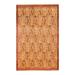 Overton Hand Knotted Wool Vintage Inspired Traditional Mogul Pink Area Rug - 4' 1" x 6' 1"