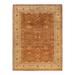 Overton Hand Knotted Wool Vintage Inspired Traditional Mogul Orange Area Rug - 9' 2" x 12' 3"