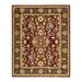 Overton Hand Knotted Wool Vintage Inspired Traditional Mogul Red Area Rug - 8' 3" x 10' 2"