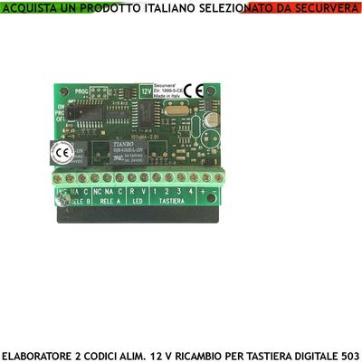 Decodifica Scheda Elettronica Ricambio per Tastiera sl-tkb Montaggio Interno 2 Led Multifunzioni