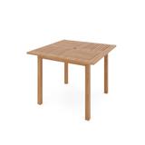 Mathieu Square Teak Outdoor Dining Table - 39.5 x 29.5 x 39.5