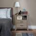 Colt Nightstand in Rustic Wood- 24"L x 16"W x 24"H