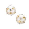 Kate Spade Jewelry | Kate Spade Pearls Pearls Pearls Earrings | Color: Gold/Silver | Size: Os