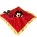 Disney Toys | Disney Baby Security Blanket Mickey Mouse Crinkle Ears Red Yellow Euc | Color: Red/Yellow | Size: Osbb