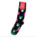 Disney Accessories | Happy Socks Disney Navy Baublelicious Mickey Unisex Holiday Socks Size 10-13 Nwt | Color: Black/Green | Size: 9-11 / 10-13