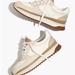 Madewell Shoes | Kickoff Trainer Sneakers In Neutral Colorblock Leather | Color: Brown/White | Size: 6.5