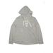 Pullover Hoodie: Gray Solid Tops - Kids Boy's Size Small