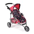 Bayer Chic 2000 - Puppenbuggy Lola, Jogging-Buggy, Puppenjogger, Puppenwagen, Corallo, 612-20