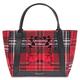 VS Victoria Secret New! Tartan Plaid Tote Bag (Red/Black)