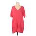 Lush Casual Dress - Shift: Pink Print Dresses - Women's Size Small