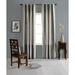 India's Heritage Pure Linen Stripe Panels, Lined w/ Rod Pocket & Back Tabs, Single Curtain Panel Linen | 96 H x 52 W in | Wayfair P5528-096