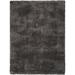 Gray 87 x 63 x 1.58 in Area Rug - Latitude Run® Dreamy Shag Solid Grey Area Rug Polyester | 87 H x 63 W x 1.58 D in | Wayfair