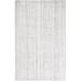 Gray/White 168 x 120 x 0.31 in Area Rug - Joss & Main Rowe Abstract Handmade Tufted Ivory/Grey Area Rug Viscose/Wool | Wayfair