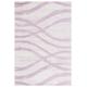 Tapis Vague moderne en détresse Violet 155 X 230