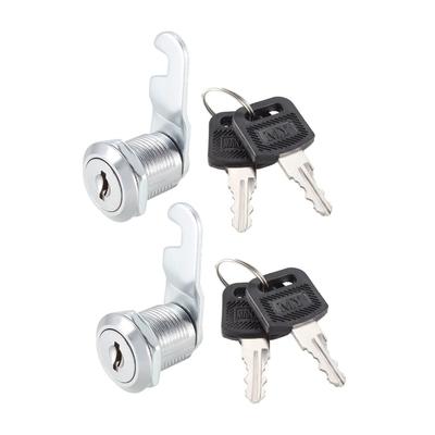 Cam Lock 20mm Cylinder Length for Max 1/2-inch Thick Panel Keyed Alike 2Pcs - 20mm Keyed Alike,2 Pack