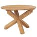 vidaXL Outdoor Side Table Patio Balcony Garden Porch End Table Solid Teak Wood